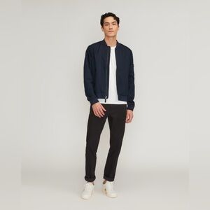 Everlane Men’s The Slim 4-Way Stretch Organic Jean in Black Size 29x30